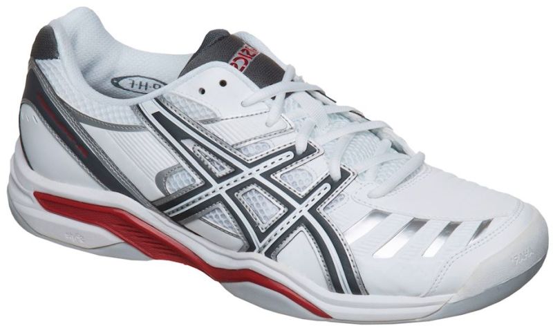 Asics Gel-Challenger 9 Indoor - white/charcoal/red