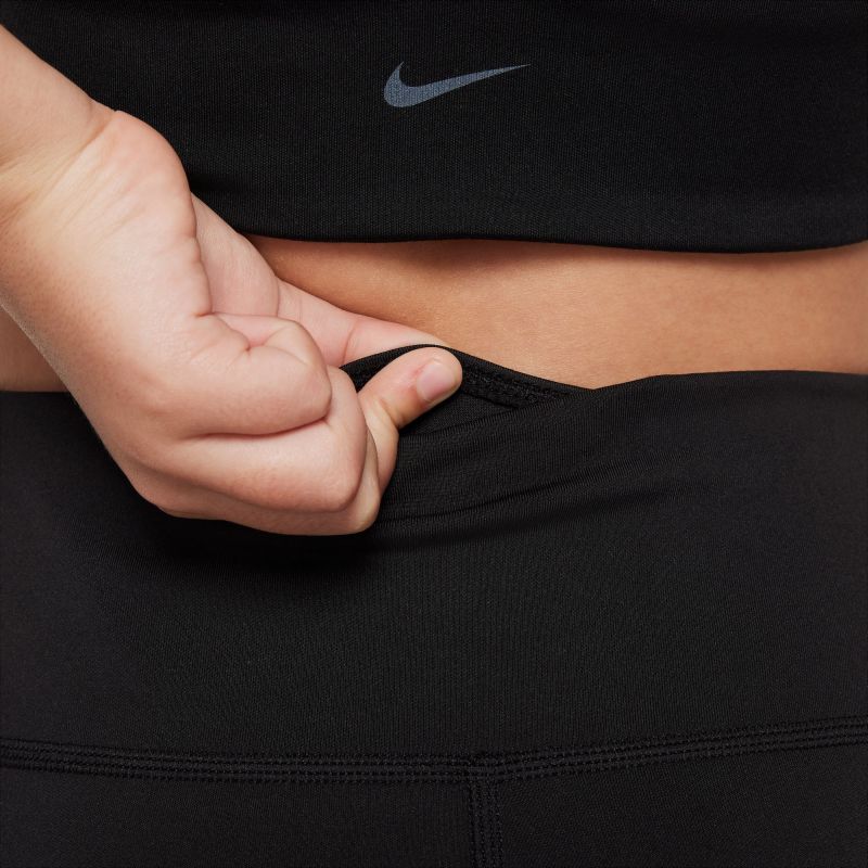 Nike Girls One Dri-FIT High-Waisted - black/hyper pink Nike Girls One Dri-FIT High-Waisted - black/hyper pink