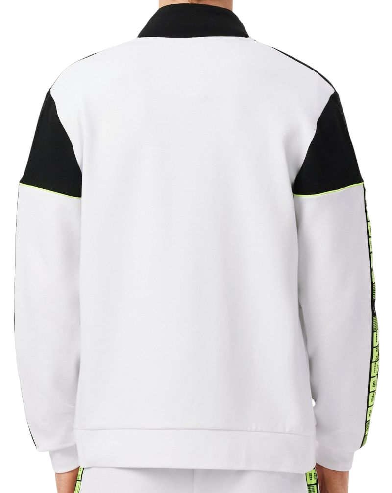 Lacoste Tennis Zipped Colour-Block - black/white