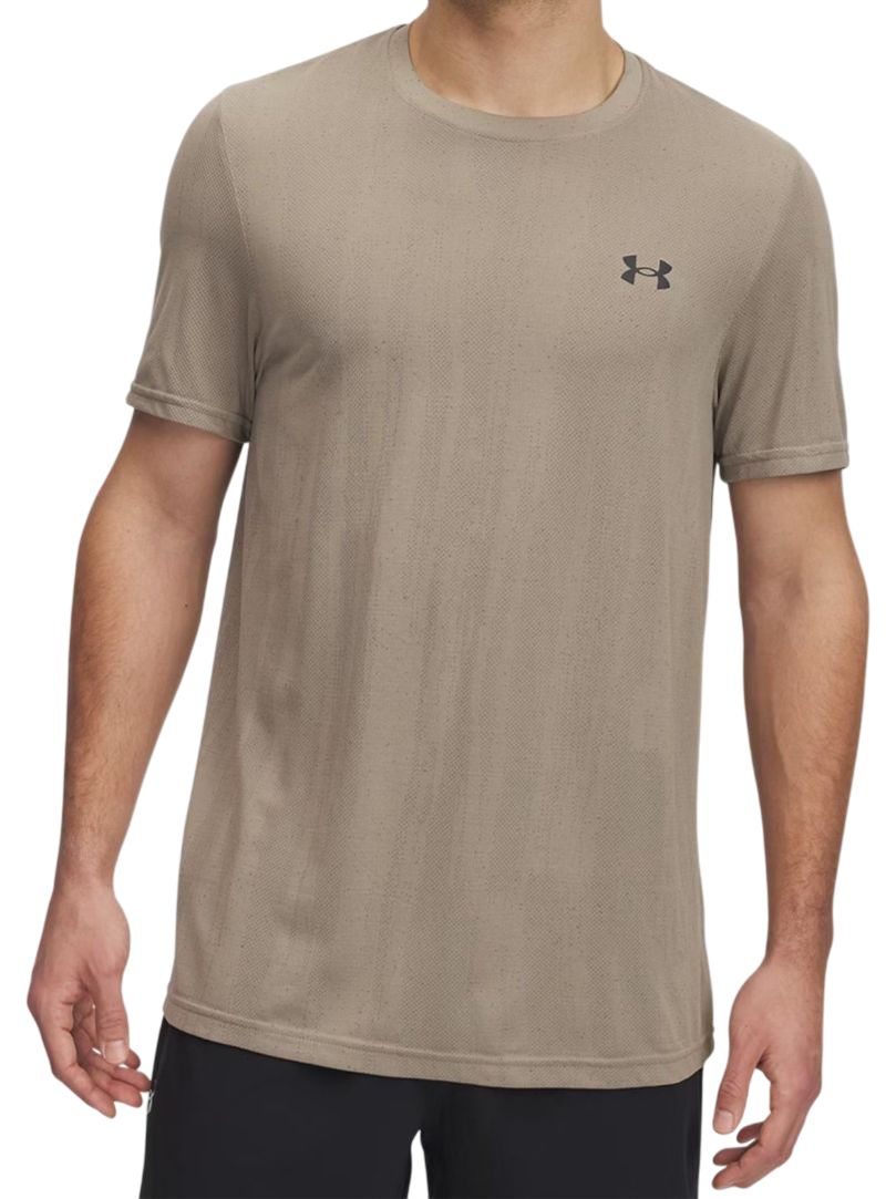 Under Armour Vanish Seamless Novelty Short Sleeve - city khaki/black 