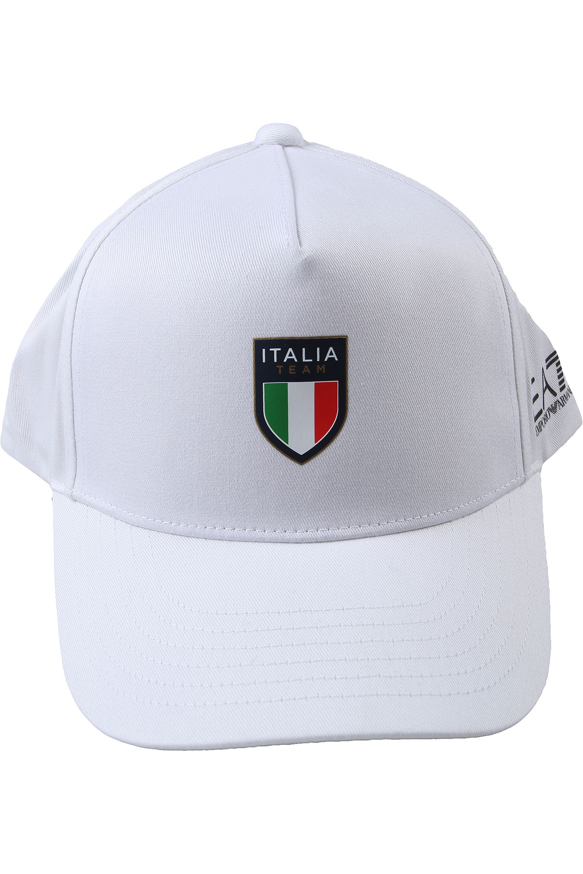 EA7 Man Woven Baseball Hat - bianco/bianco