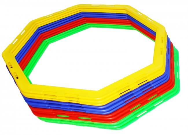  Przyrząd Treningowy Pro's Pro Octa Agility Grid 12 pcs - multicolor