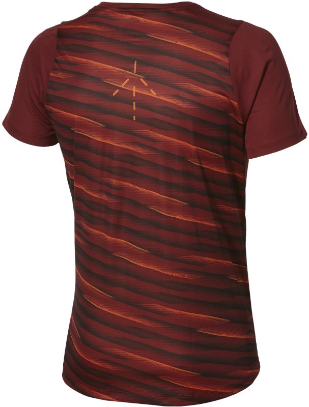 Asics Athlete SS Top - high rally pomegranate