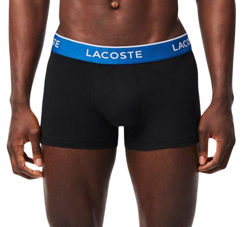Lacoste Stretch Cotton Trunks 3P - black 