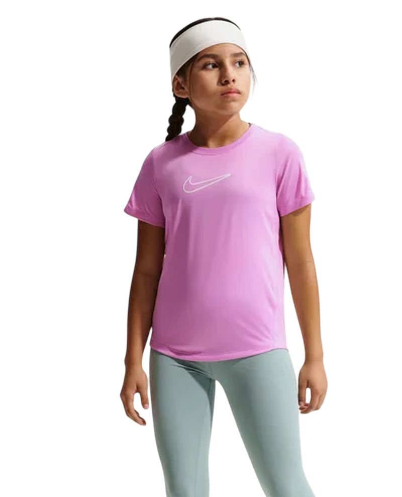 Nike Kids One Fitted Dri-Fit Short Sleeve - light magenta/white Nike Kids One Fitted Dri-Fit Short Sleeve - light magenta/white