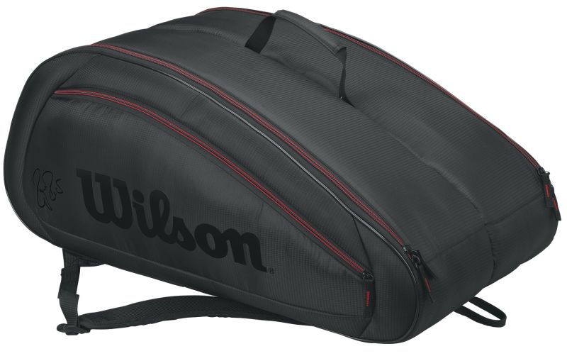 Wilson Fed Team 12 Pk Bag - black/red