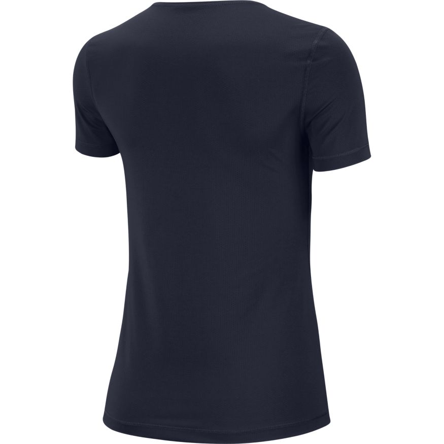 Nike Pro Top SS All Over Mesh W - obsidian/white