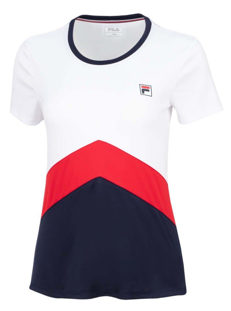 Fila T-Shirt Aurelia - white/navy