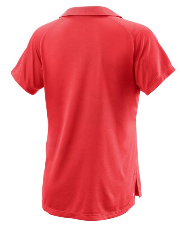 wilson-team-ii-polo-w-fiery-coral-1 Wilson Team II Polo W - fiery coral