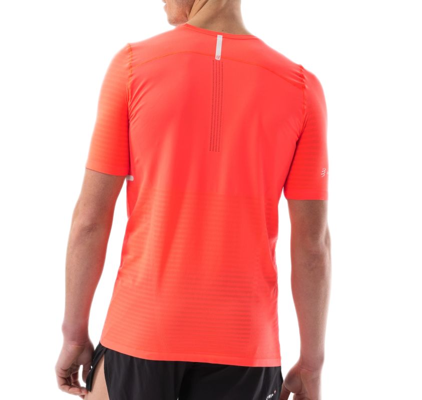 Compressport Pro Racing Short Sleeve - fluo red