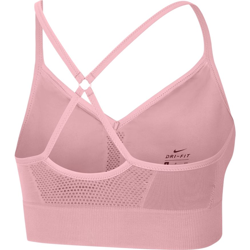 Nike Indy Seamless Bra - pink glaze/white