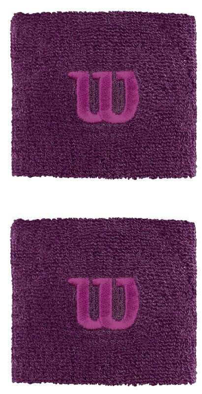 Wilson Wristbands Poignets - dark purple/very berry
