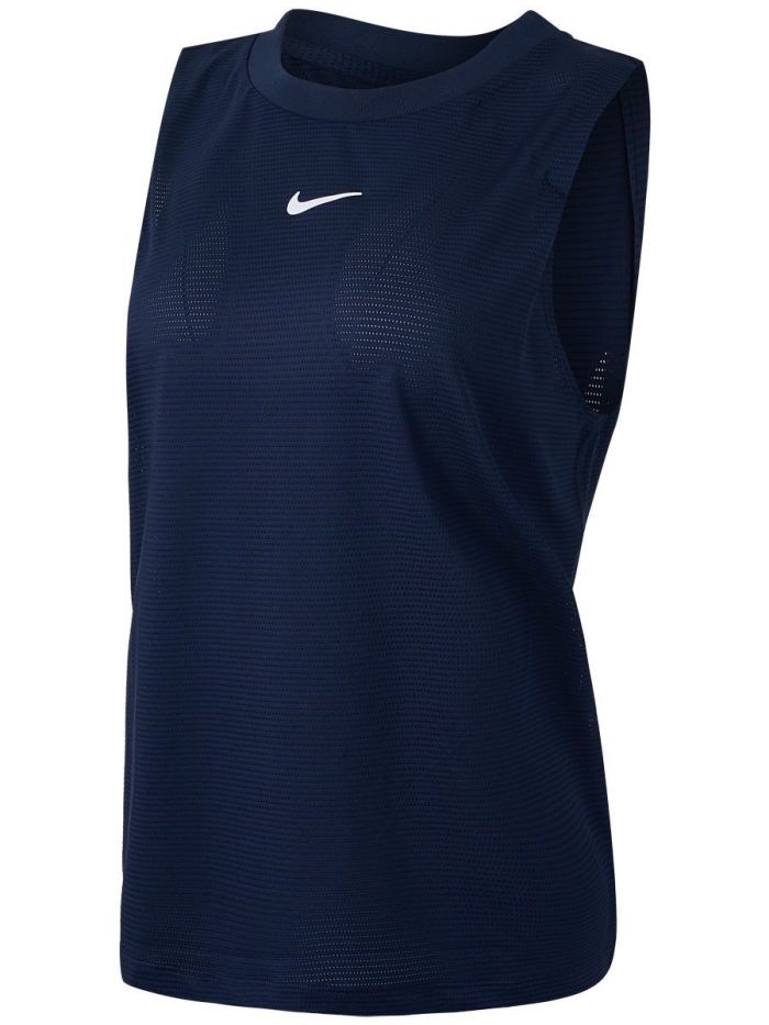 Nike Court Dri-Fit Advantage Tank W - obsidian/obsidian/white