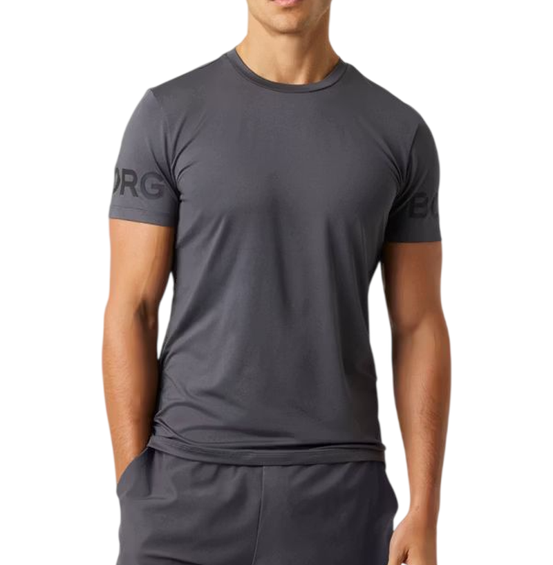 Męski t-shirt Björn Borg - asphalt
