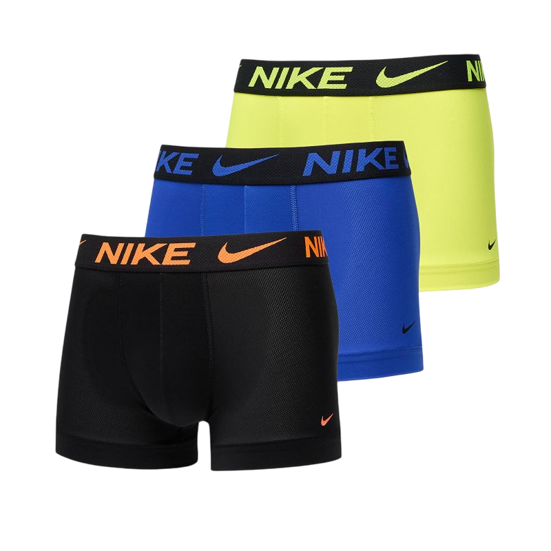 Nike Dri-Fit Advantage Micro Trunk 3P - hyper royal/volt/black/orange