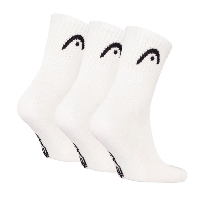 Head Club Short Crew 3P - white