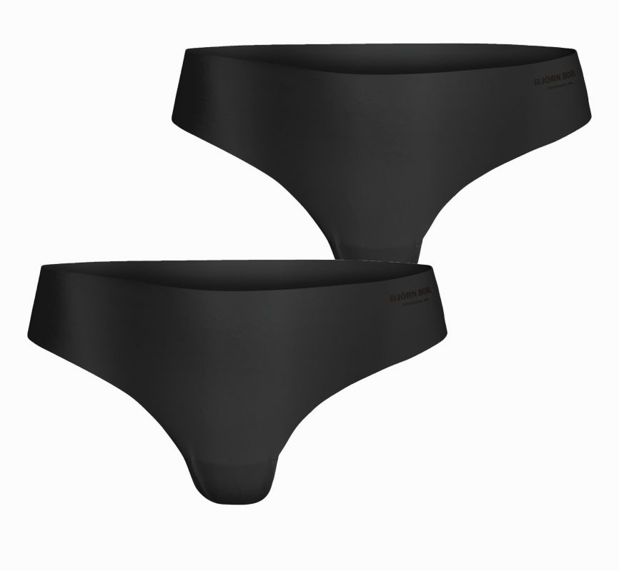 10000159_MP001_1 Björn Borg Performance Thong 2P - black