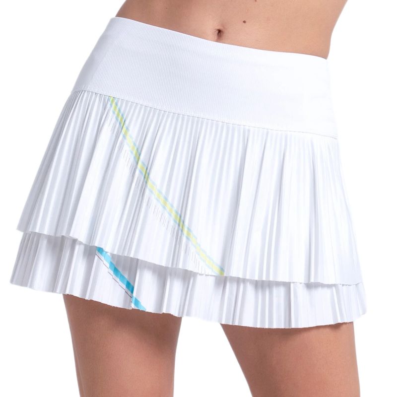 Lucky in Love Geo Glow Pleated - white Lucky in Love Geo Glow Pleated - white