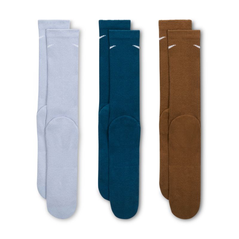 Nike Everyday Plus Cushioned Training Crew 3P - multicolor