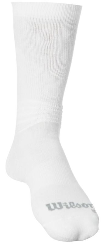 Wilson Kaos Crew Sock 1P - white/grey