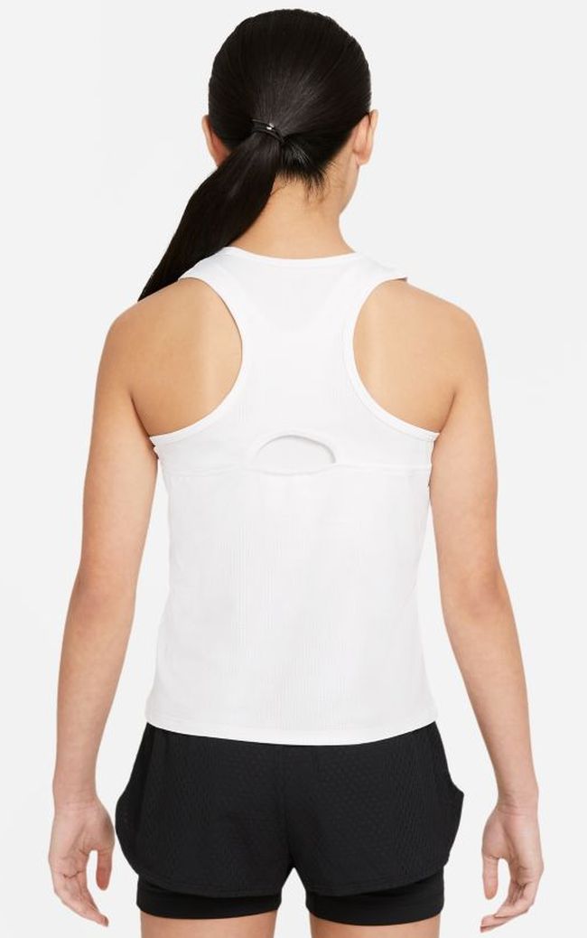 Nike Court Dri-Fit Victory Tank G - white/black