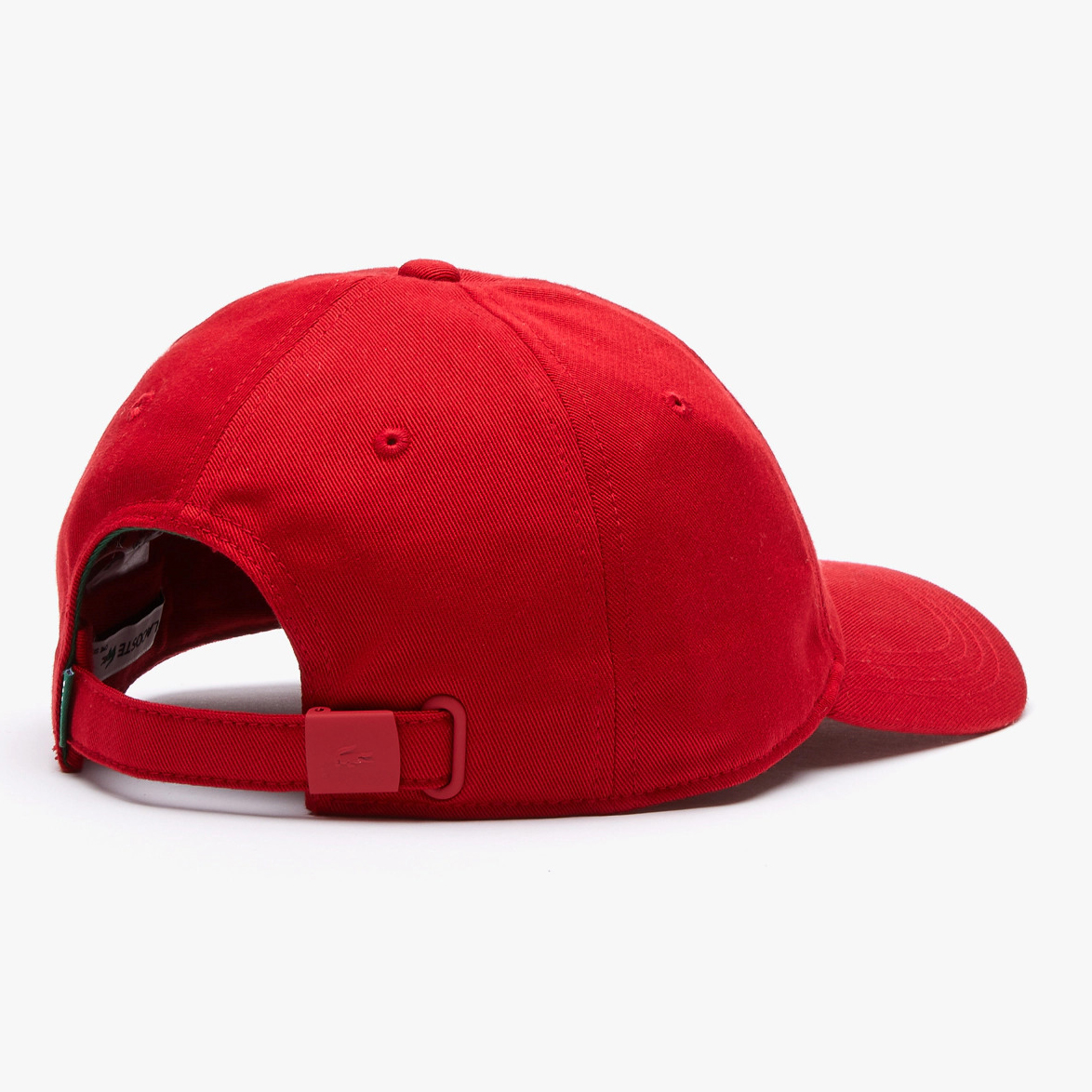 Lacoste Men’s Pennants L Organic Cotton Cap - red