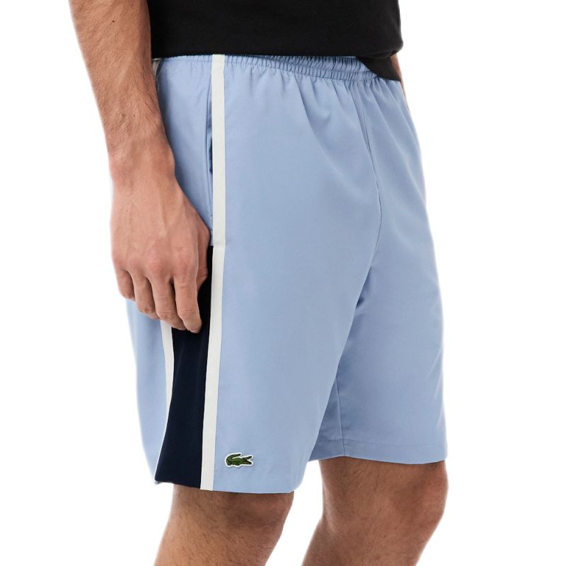 Lacoste Sport Colourblock Panels Lightweight - light blue/navy blue/white