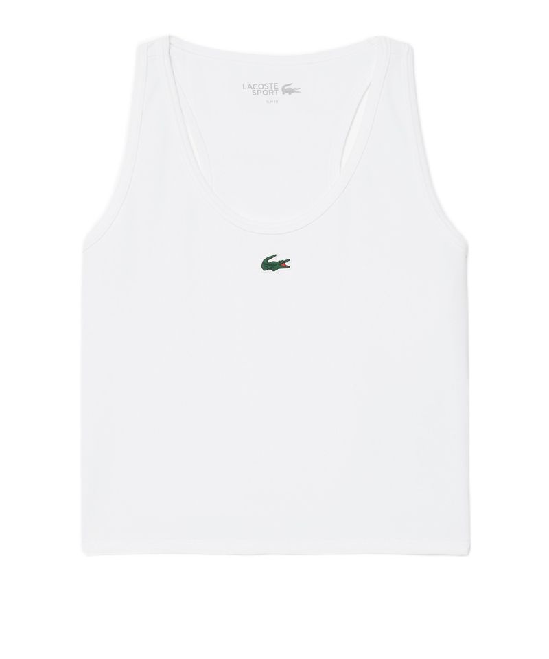 Damski top Lacoste Sport Ultra Dry UV Protect - white