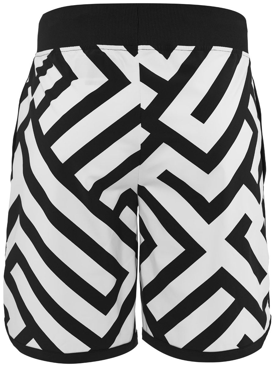 hydrogen-tech-labyrinth-shorts-white-black-2 Hydrogen Tech Labyrinth Shorts - white/black