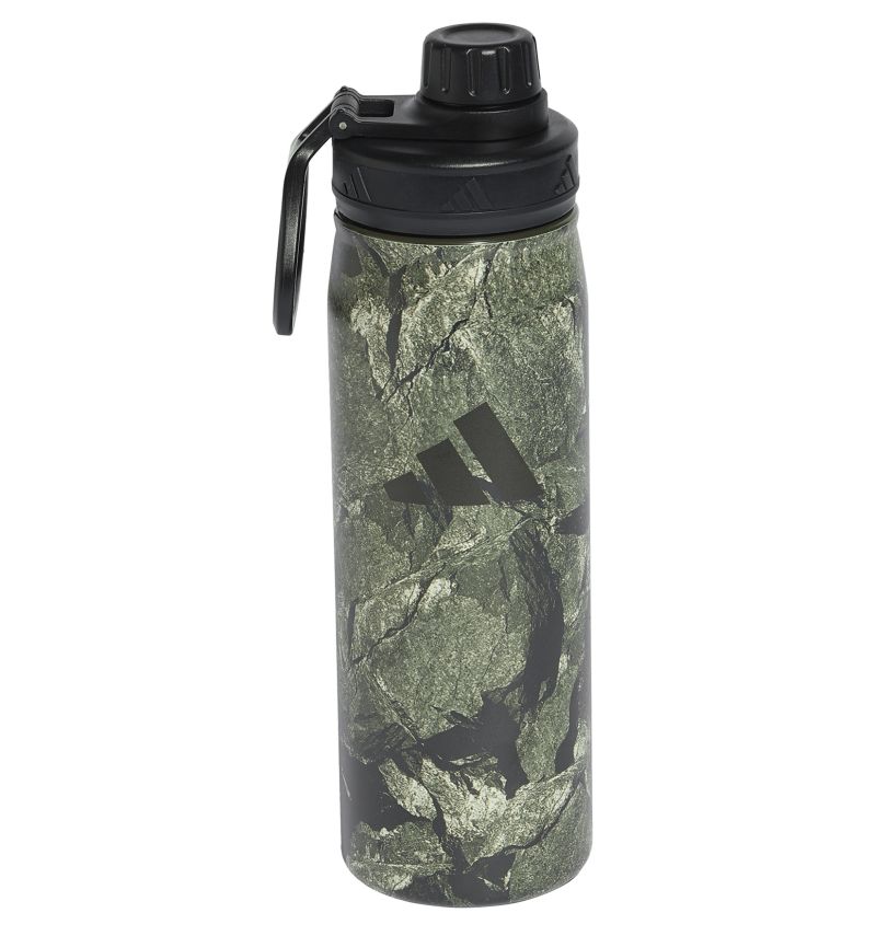 Bidon Adidas Graphic Metal 600ml - night cargo/night cargo