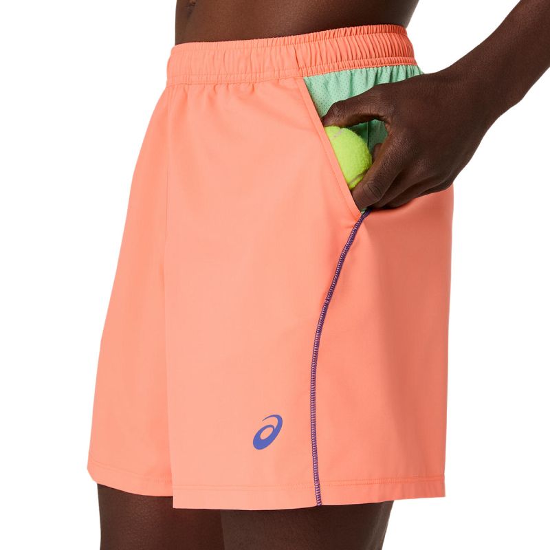 Asics Padel Court 7in - vivid coral/menthol Asics Padel Court 7in - vivid coral/menthol