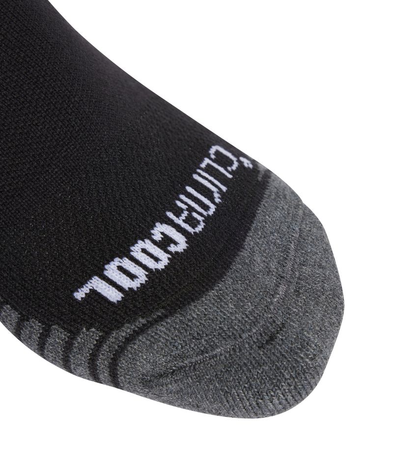 Adidas Performance Climacool Cushioned Quarter 3P - black/white Adidas Performance Climacool Cushioned Quarter 3P - black/white