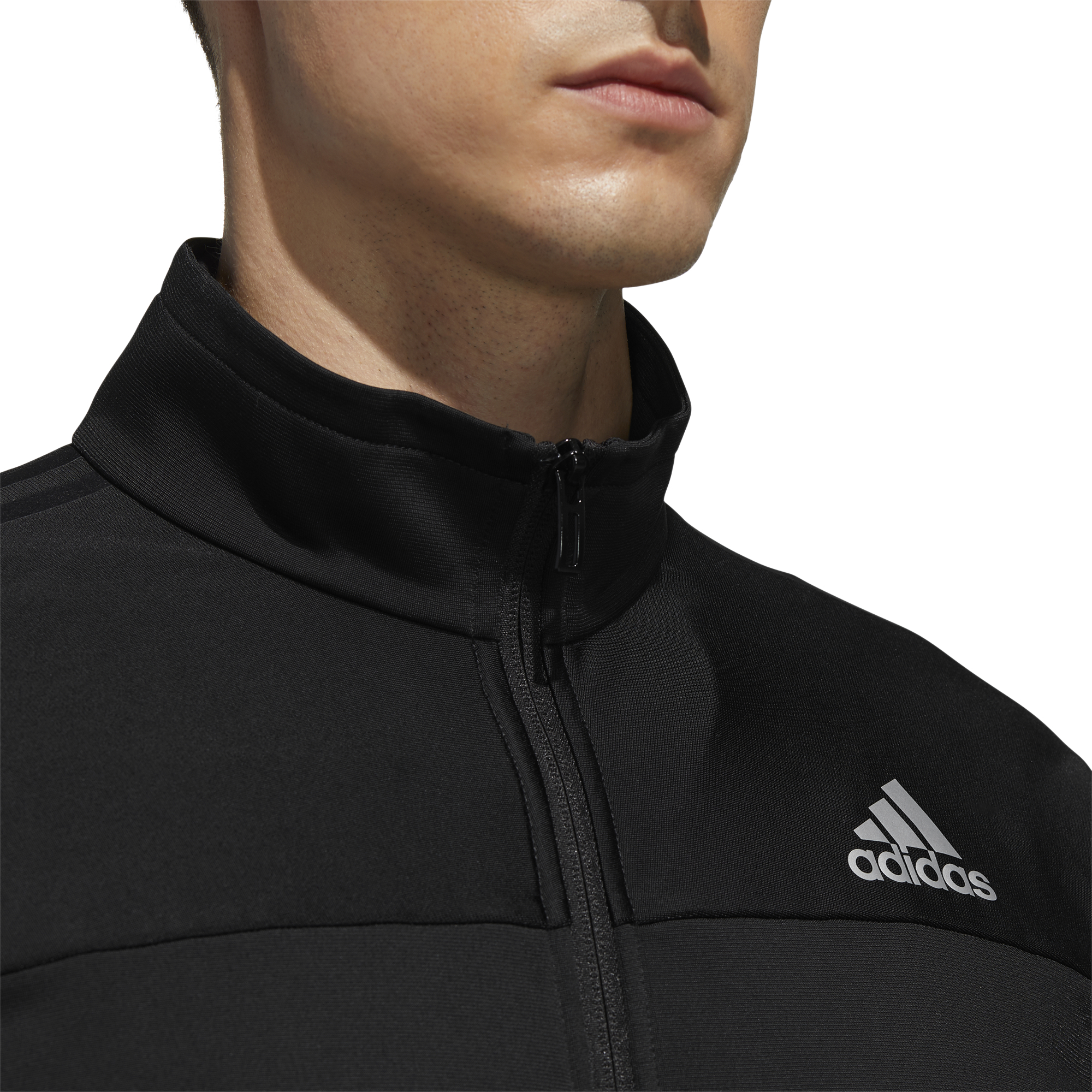 Adidas M 3S Knit Jacket - black