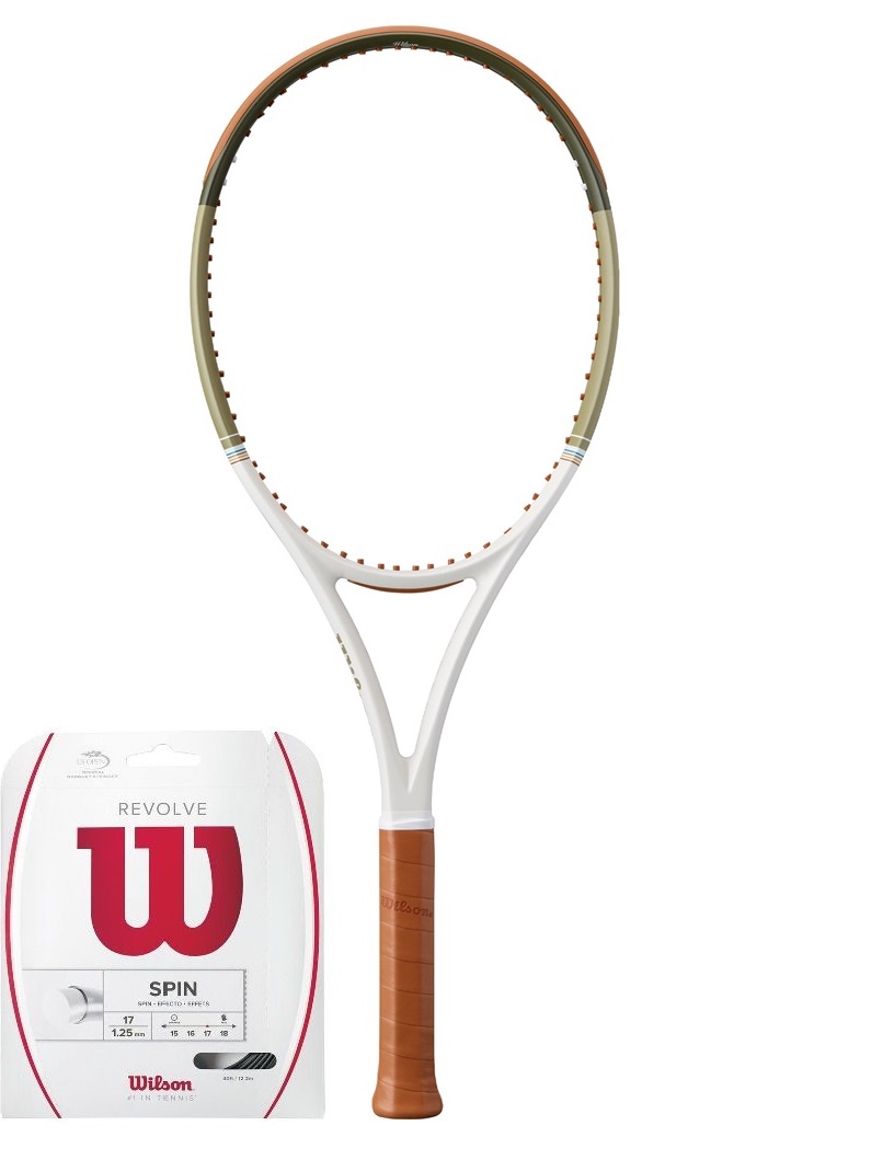 Wilson Ultra 100L V5 Desert - brown/green/sand + string