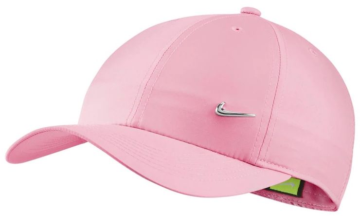 Nike Youth Heritage 86 Cap Metal Swoosh - pink/metallic silver