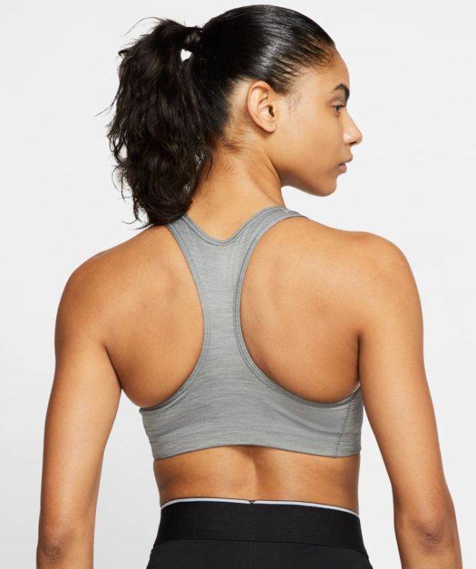 Nike Swoosh Bra Non Pad W - smoke grey/heather/black