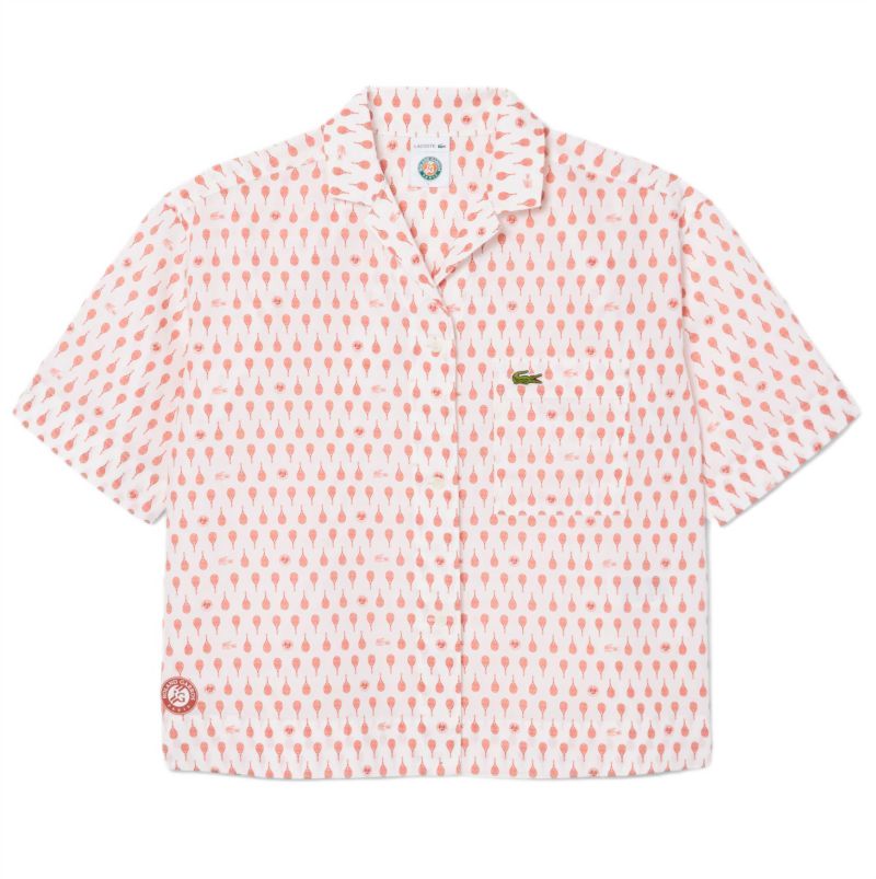 Lacoste Roland-Garros Edition Print - flour/briquette