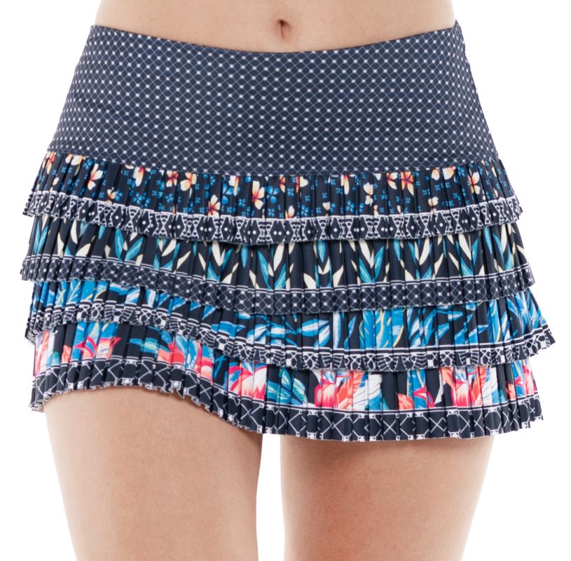 Lucky in Love Keepin It Rio Pleated Skirt Lucky in Love Keepin It Rio Pleated Skirt