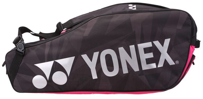 yonex-pro-racquet-bag-9-pack-black-pink-silver-2 Yonex Pro Racquet Bag 9 Pack - black/pink/silver