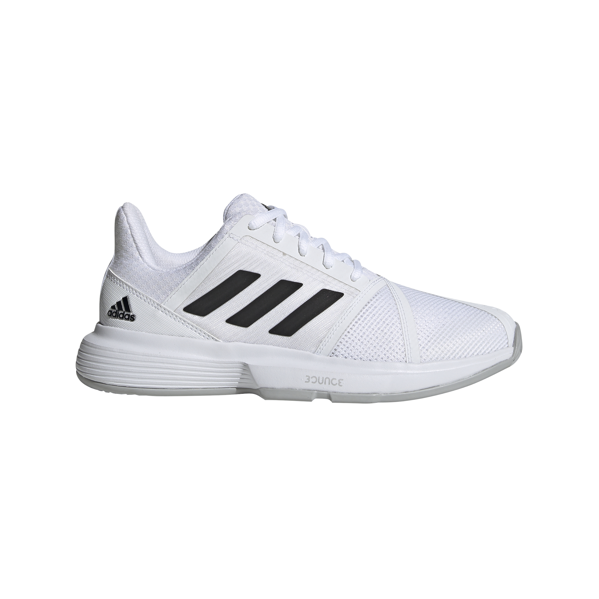 Adidas CourtJam Bounce W - white/core black/metallic silver