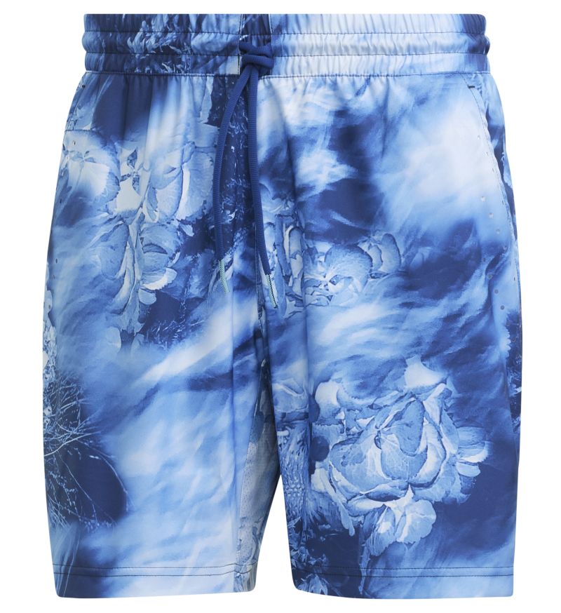 Adidas Melbourne Ergo Tennis Graphic Shorts - multicolor/victory blue/white