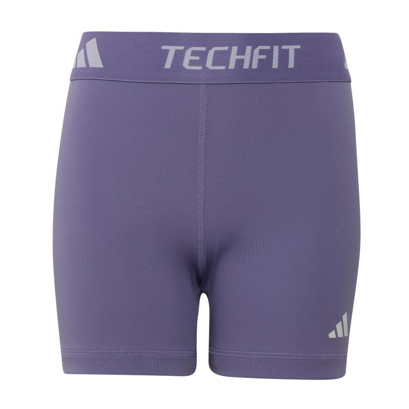 Spodenki dziewczęce Adidas Girls Techfit Short Leggins - magic lilac/white