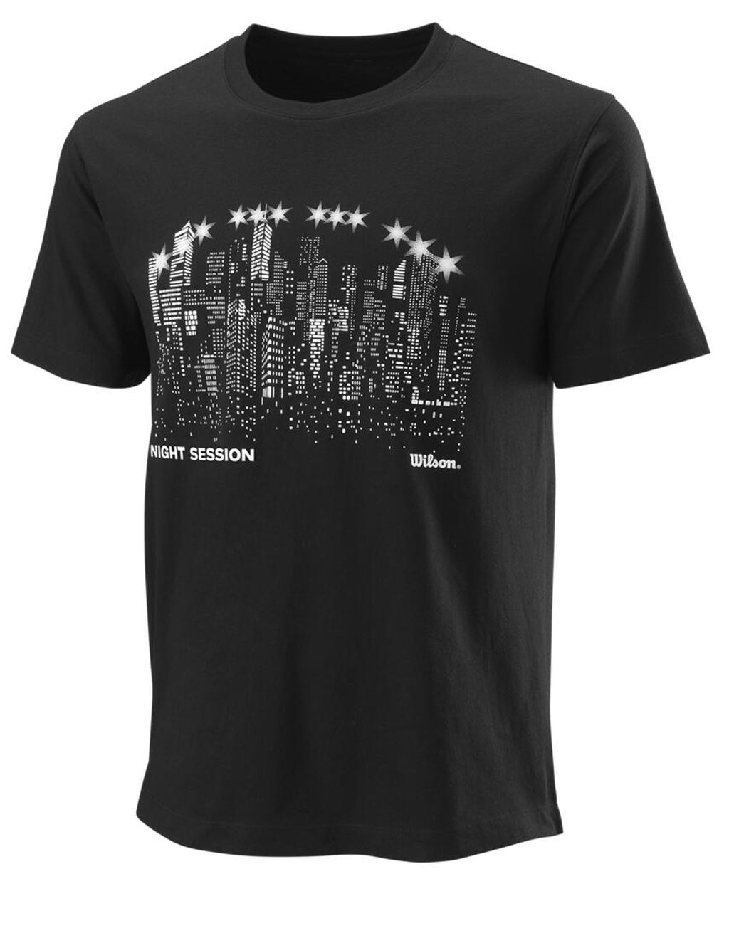 Wilson Night Skyline Techh Tee - black