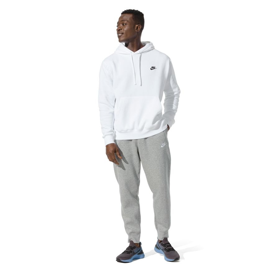 Nike Sportswear Club Hoodie PO BB - white/black