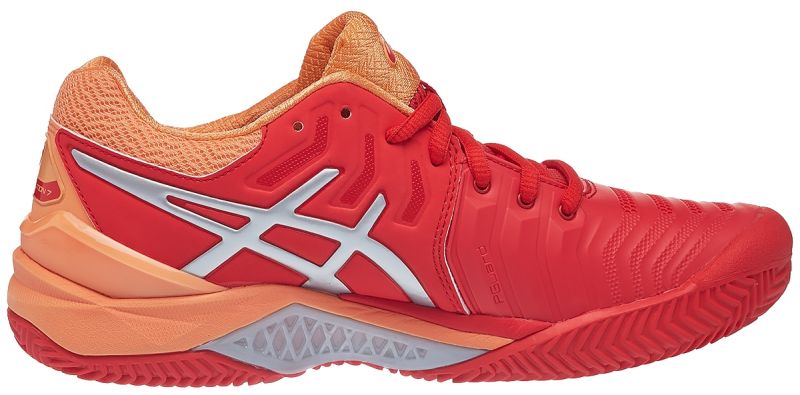 Asics Gel-Resolution 7 Clay - red alert/silver