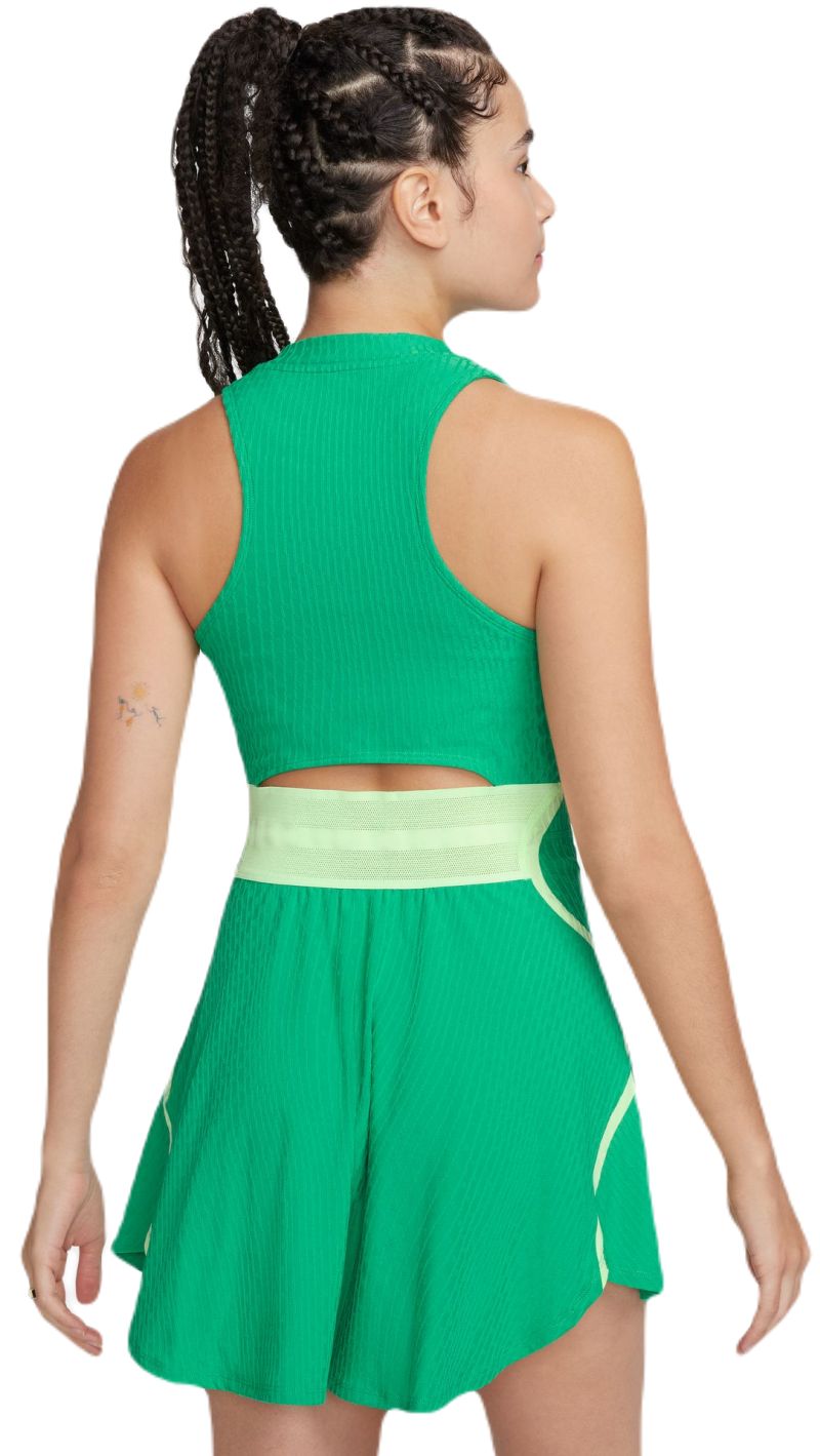 Women's dress Nike Court Dri-Fit Slam Tennis Dress - stadium green/stadium green/barely volt/white Women's dress Nike Court Dri-Fit Slam Tennis Dress - stadium green/stadium green/barely volt/white