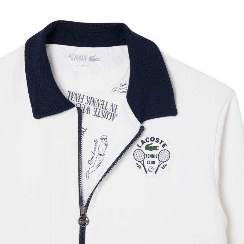 Lacoste Tennis Heritage Ultra Dry - white/navy blue 