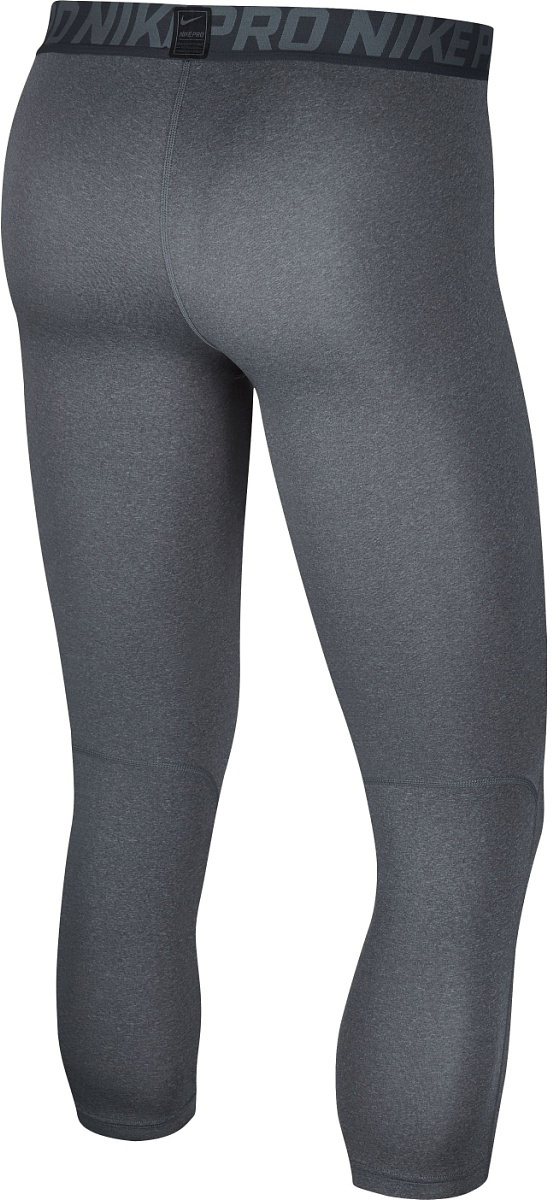 Nike Mens Pro Tight 3QT - carbon heather