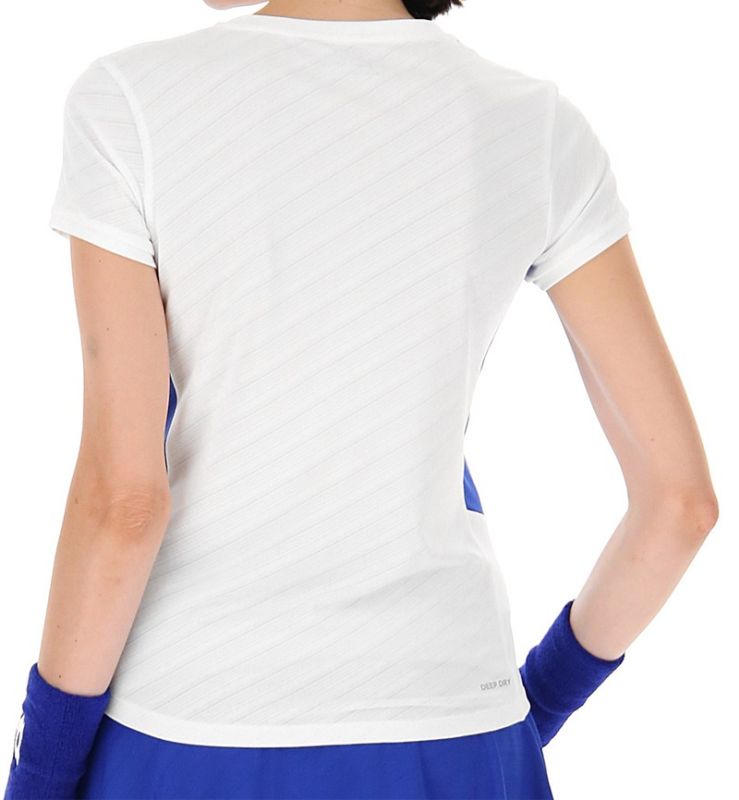 Lotto Tech W I - D2 T-Shirt - bright white/royal gem