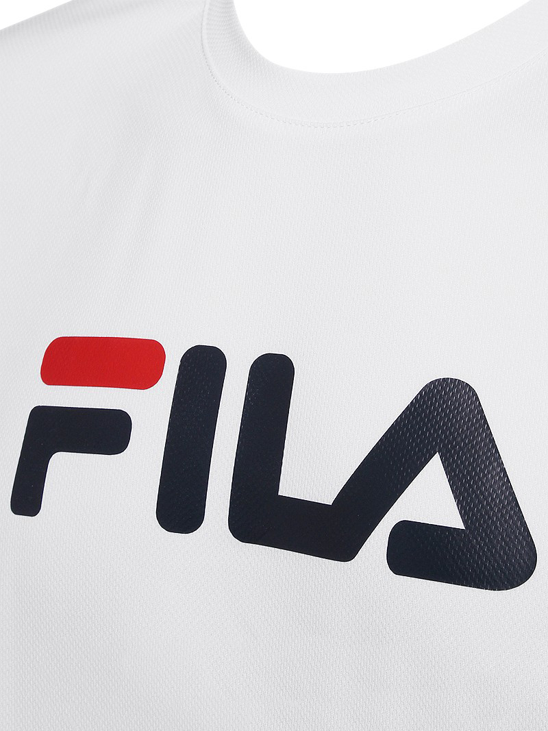 fila-t-shirt-logo-white-3 Fila T-Shirt Logo - white